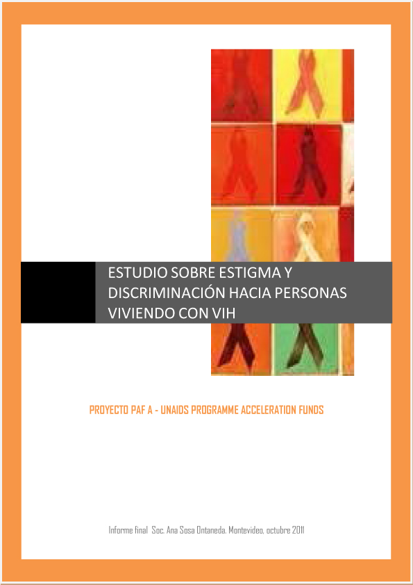 informe final PAF A estigma discriminacion en VIH portada