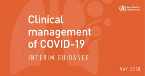 Nueva guía &quot;provisional&quot; de la OMS sobre el manejo clínico de COVID-19