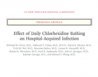 Revisión: Effect of daily Chlorhexidine Bathing on Hospital-Aquired Infection