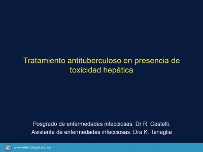 Tratamiento antituberculoso en presencia de toxicidad hepática