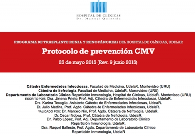 Protocolo de Prevención CMV