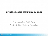 Criptococosis pleuropulmonar