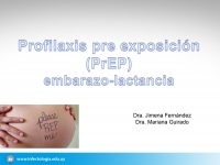 Profilaxis pre exposición (PrEP) embarazo-lactancia