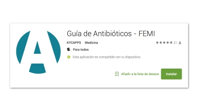 Guía 2018 de Antibióticos de FEMI - App para tu smartphone