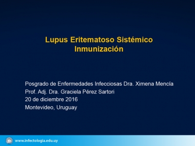 Lupus Eritematoso Sistémico Inmunización