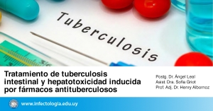 Tratamiento de tuberculosis intestinal y hepatotoxicidad inducida por fármacos antituberculosos