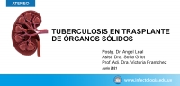 Tuberculosis en trasplante de órganos sólidos