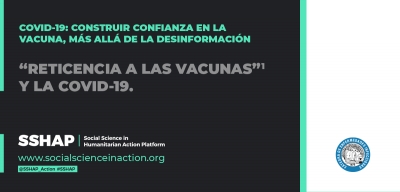 Covid-19: construir confianza en la vacuna, más allá de la desinformación