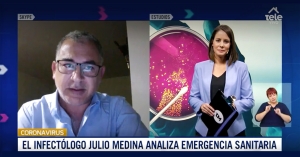 El Prof. Dr. Julio Medina analiza la emergencia sanitaria en La Tele