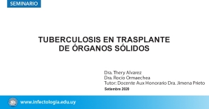 Tuberculosis en Trasplante de Órganos Sólidos