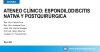 Ateneo clínico: Espondilodiscitis nativa y postquirúrgica