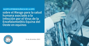 Alerta epidemiológica de la OPS sobre el Riesgo para la salud humana asociado a la infección por el Virus de la Encefalomielitis Equina del Oeste en equinos