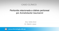 Peritonitis relacionada a diálisis peritoneal por Acinetobacter baumannii