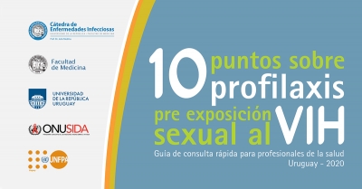 Guía de profilaxis pre exposición sexual al VIH, Uruguay 2020.